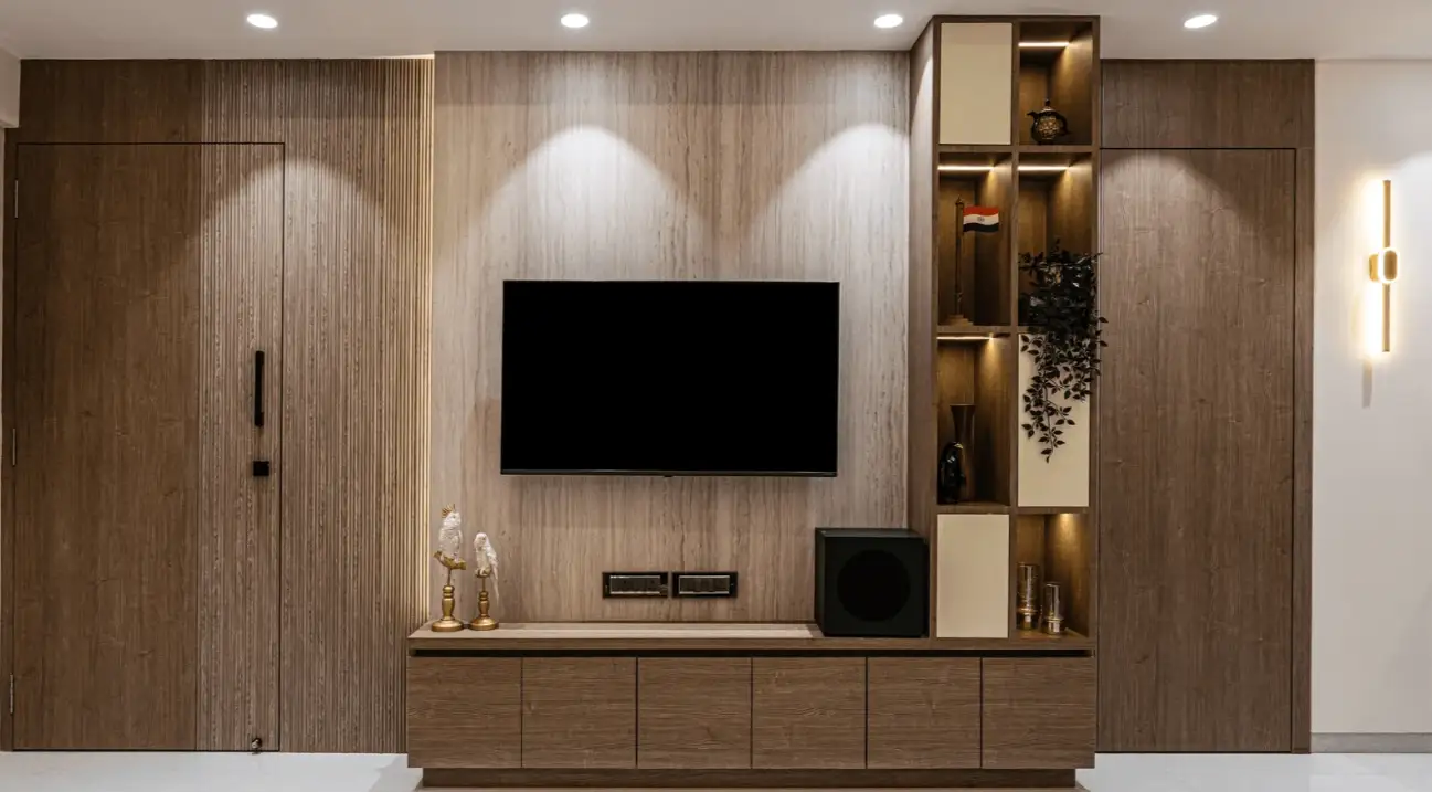 Open plan seating layout with bespoke coffee table